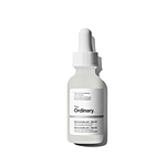 Close-up of smooth skin after using The Ordinary Niacinamide serum, featuring reduced pores and even skin tone