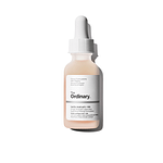A bottle of The Ordinary Lactic Acid surrounded by other The Ordinary skincare products