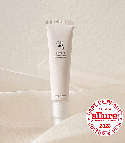Beauty of Joseon Revive Eye Serum is showing in plain background